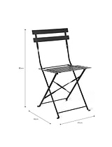 Rive Droite Bistro Chairs Set of 2 Carbon