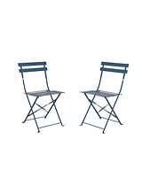 Rive Droite Bistro Chairs Set of 2 Cove Blue