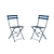 Rive Droite Bistro Chairs Set of 2 Cove Blue