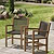 Pair of Mylor Arm Chairs - Black - Teak and Poly Rope