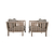 Porthallow Armchairs Set of 2 Natural