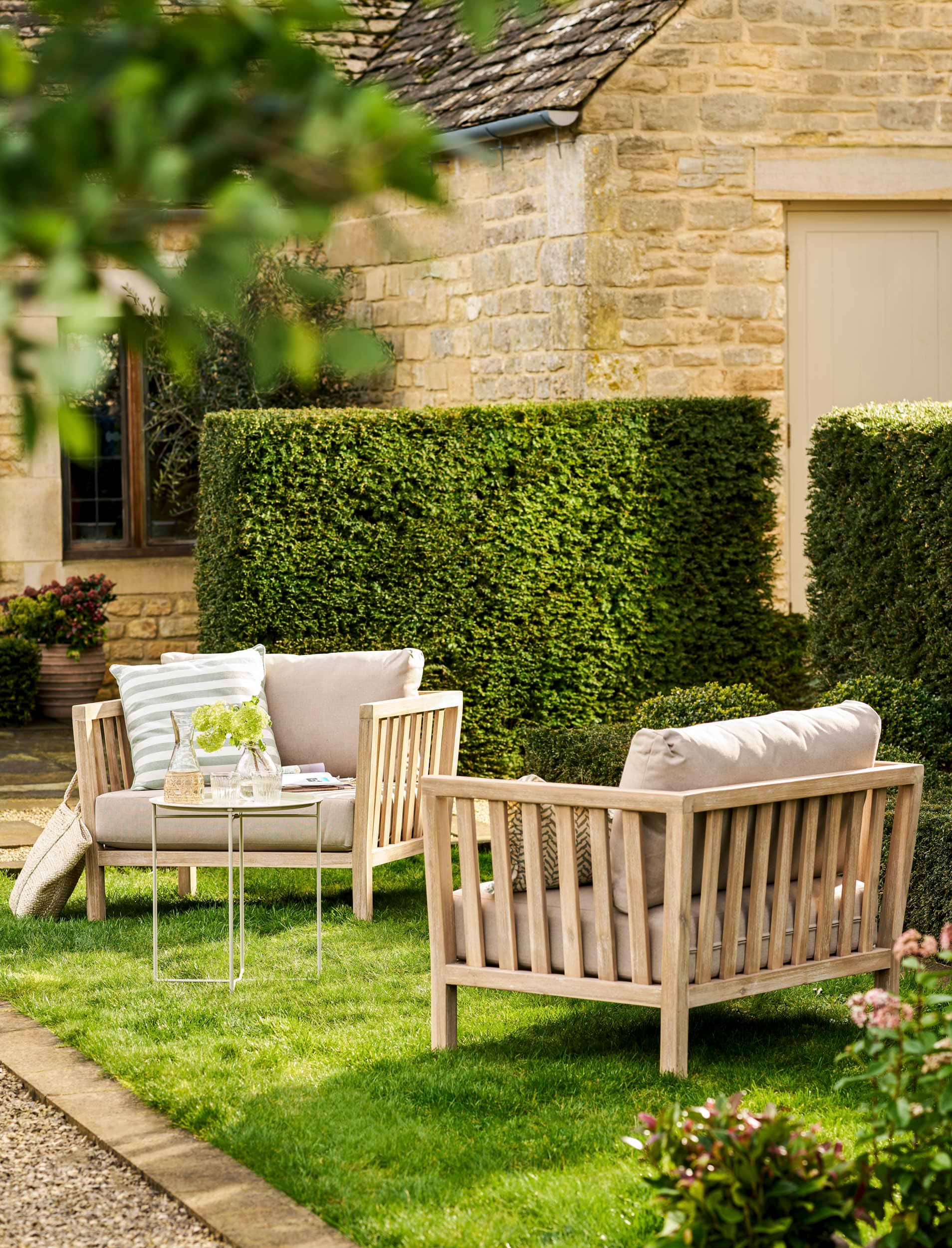 Porthallow Armchairs Set of 2 Natural