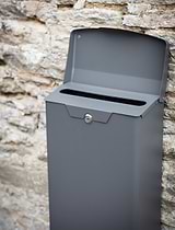 Shipton Post Box Charcoal