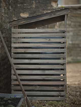 Aldsworth Bin Store Double Natural