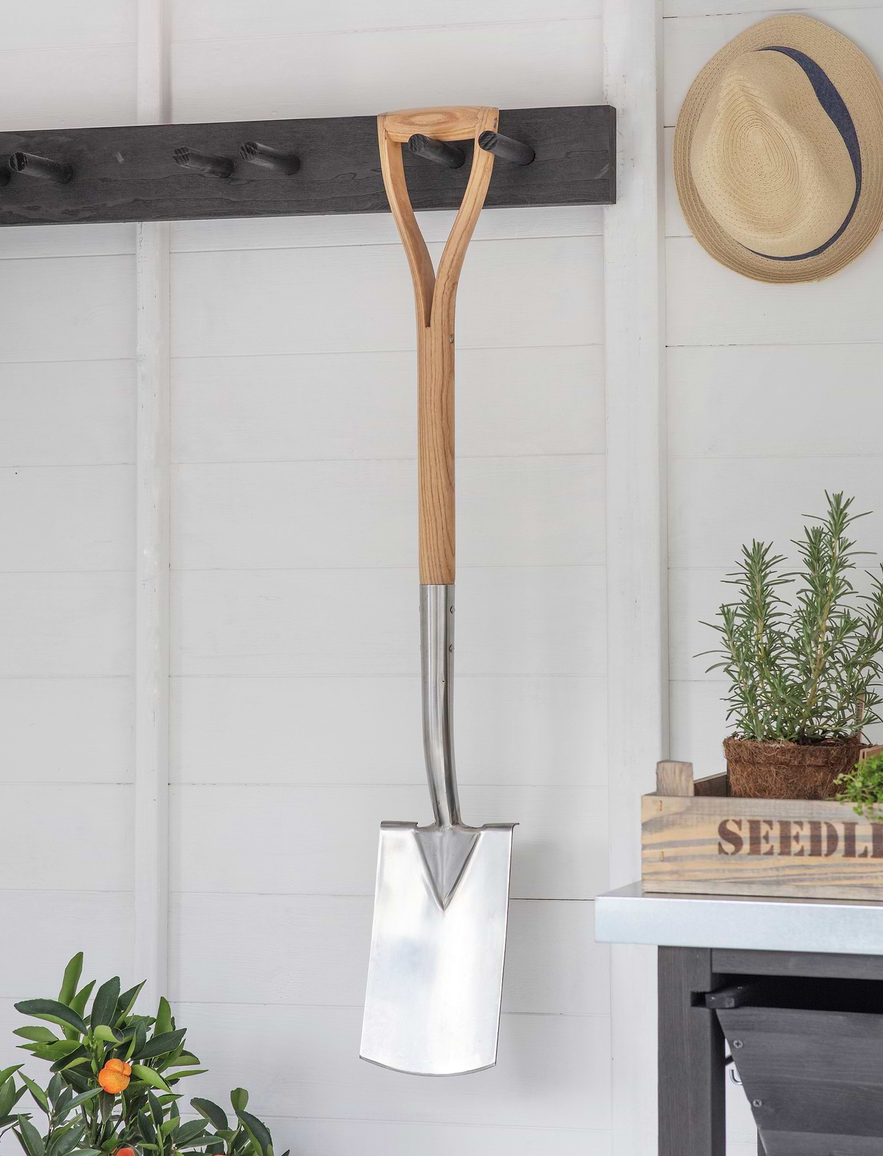 Border spade shovel discount
