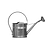 Classic Watering Can 1.5L Silver