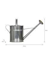 Classic Watering Can 10L Silver