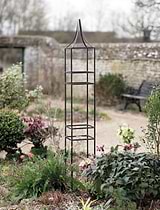 Charlbury Obelisk Plant Support Small Black