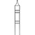 Charlbury Obelisk Plant Support Small Black