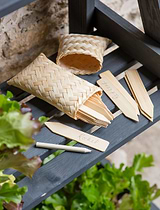 Classic Garden Tags & Bamboo Bag