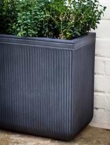 Bathford Rectangular Planter 60cm Black