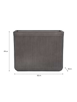 Bathford Rectangular Planter 60cm Black