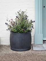 Bathford Round Planter 54cm Black