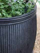 Bathford Round Planter 54cm Black