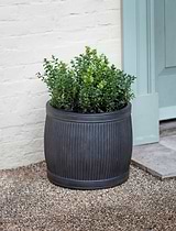 Bathford Round Planter 41.5cm Black