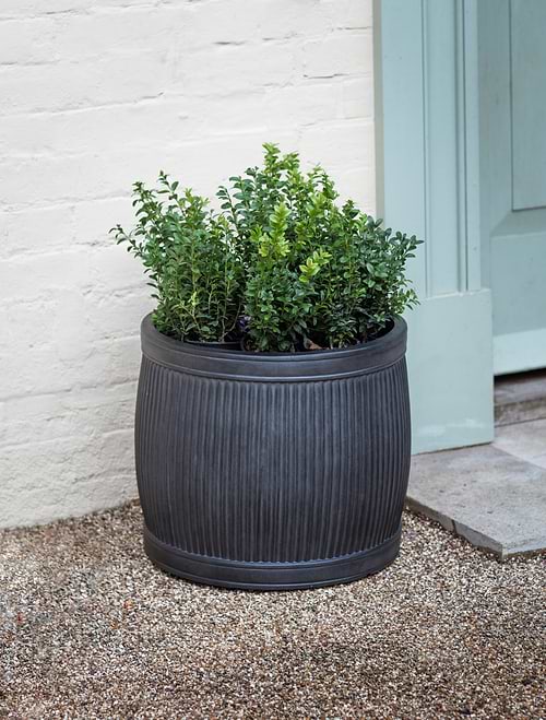 Bathford Round Planter 41.5cm Black