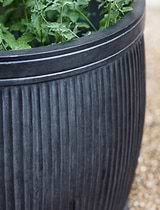 Bathford Round Planter 41.5cm Black