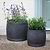 Bathford Round Planter 41.5cm Black