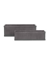 Bathford Troughs Set of 2 Black