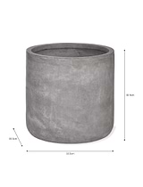 Brockwell Planter 33.5cm Grey