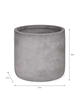 Brockwell Planter 27cm Grey