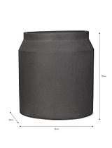 Draycott Planter, 36cm in Pebble - Fibre Clay