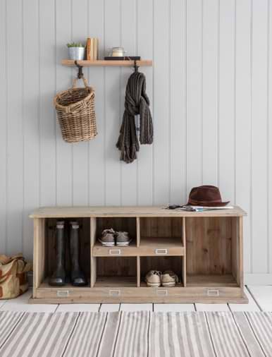 Boot room discount storage bench