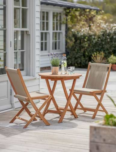 Thin outdoor deals dining table