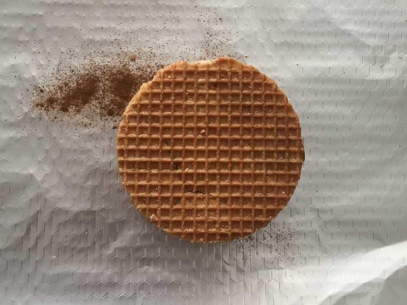 Completed salted caramel and cinnamon s'more