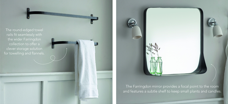 Farringdon Towel Rail and Mirror