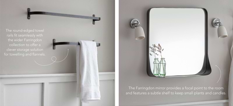 Farringdon Towel Rail and Mirror