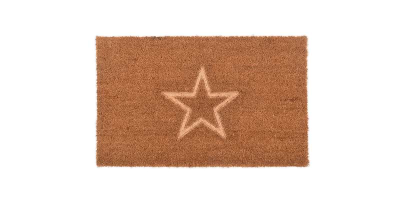 Embossed Star Doormat