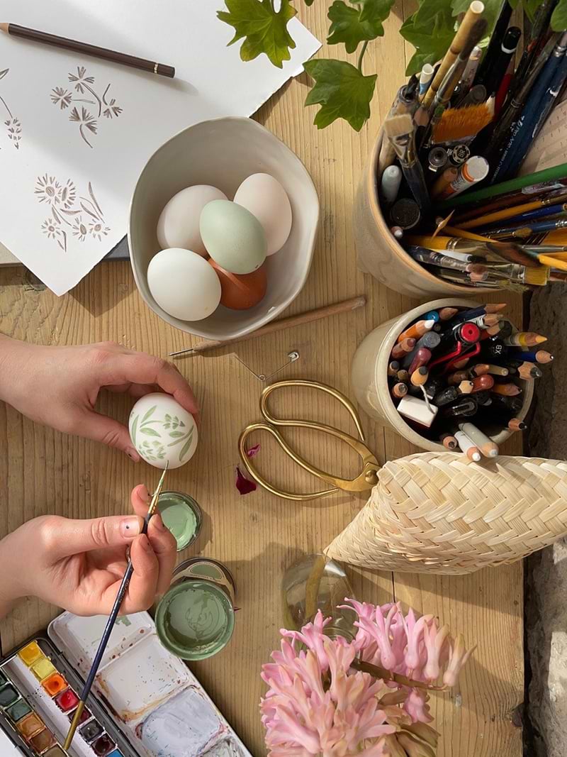 Egg Painting for Easter 