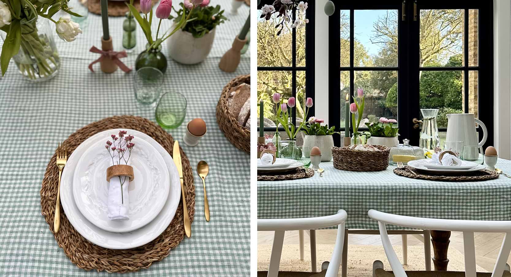 Easter Dining Spring Place Setting, featuring Garden Trading Homeware
