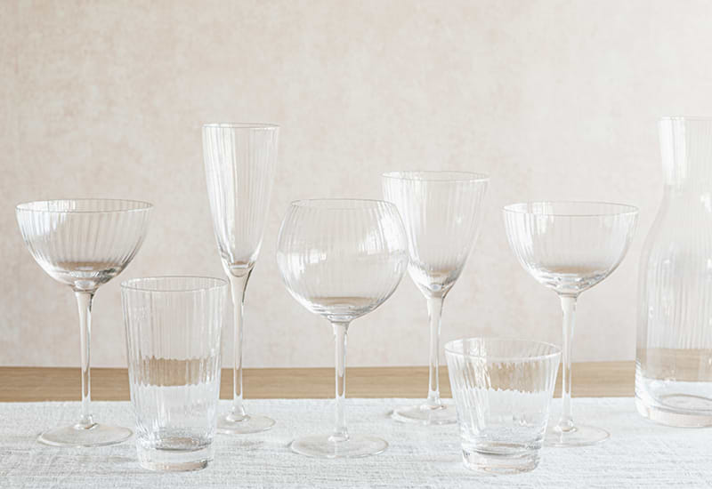 Various fine glassware