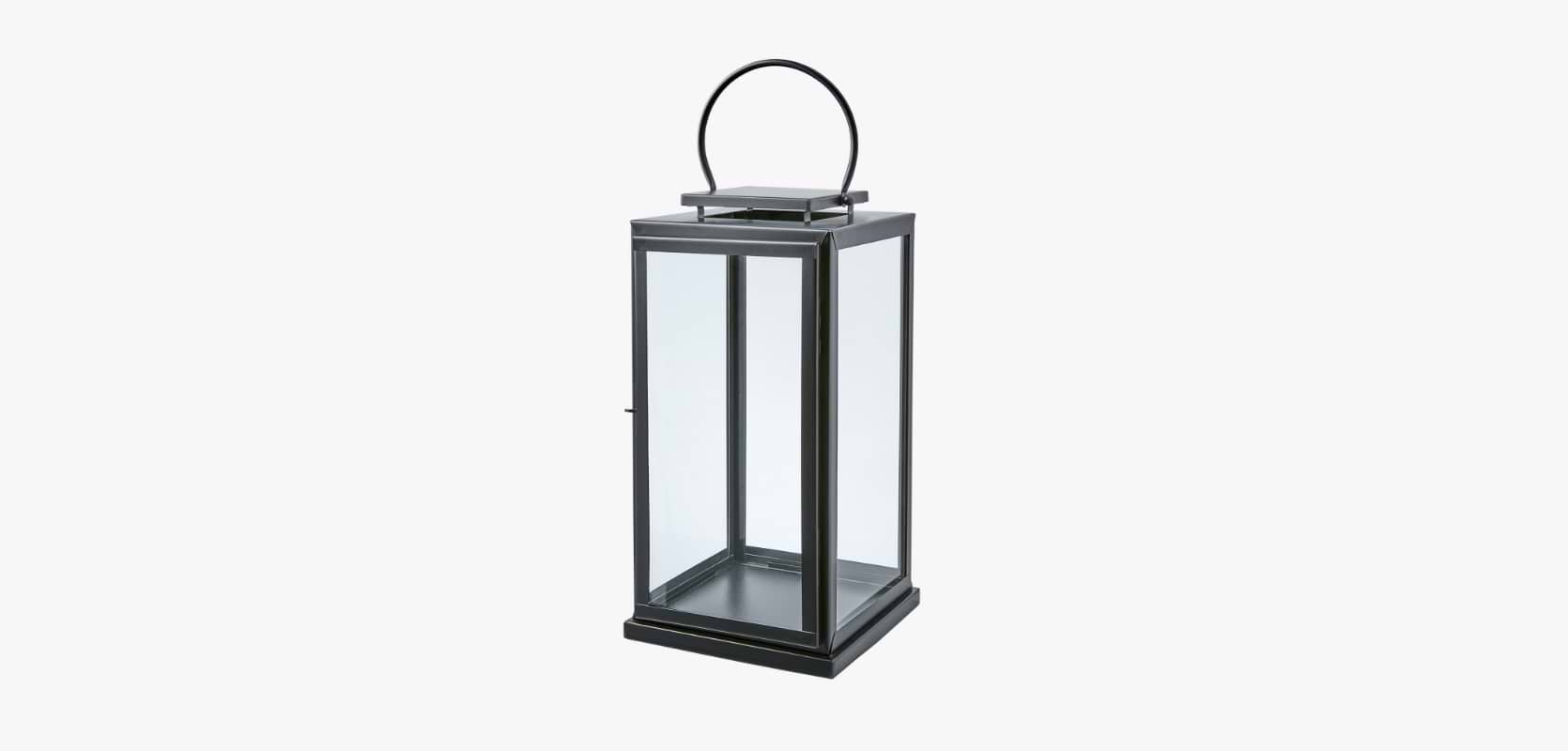 Large black iron Clinton Lantern.