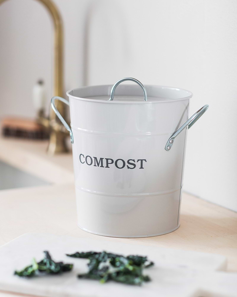 3.5l metal compost bucket