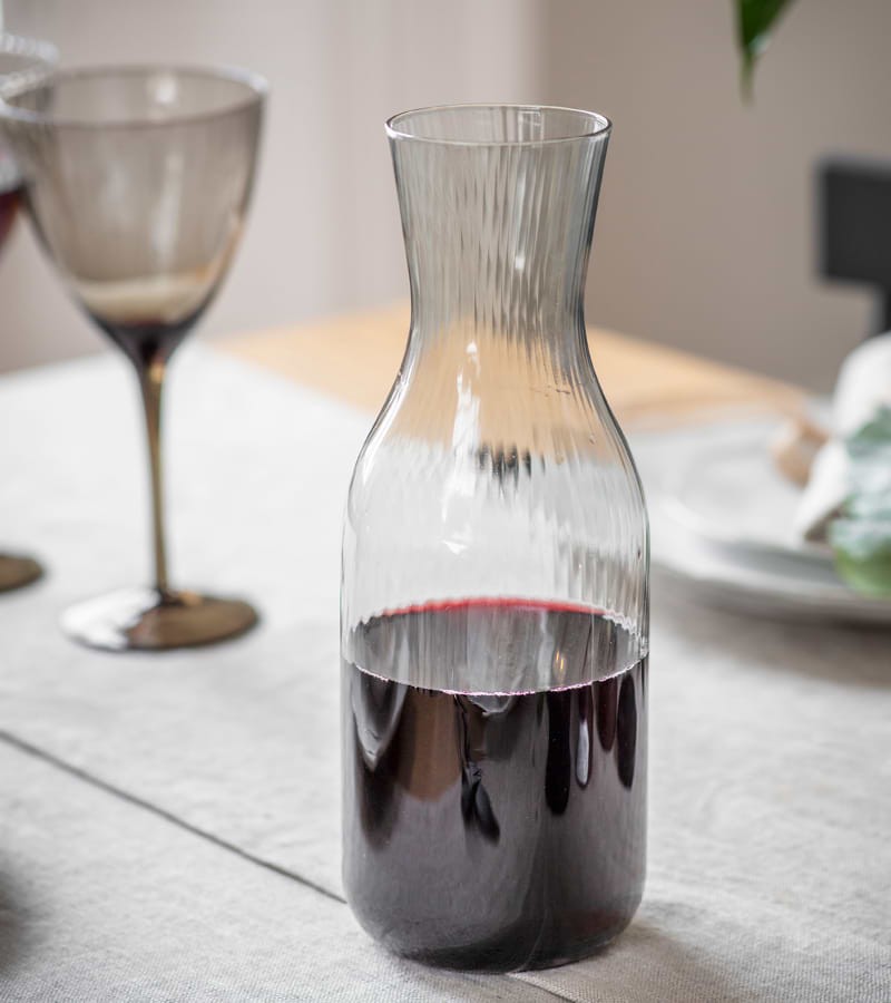 Berkeley Carafe filled with red wine