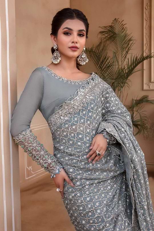 Blue MBROIDERED - Maria B - Image 3