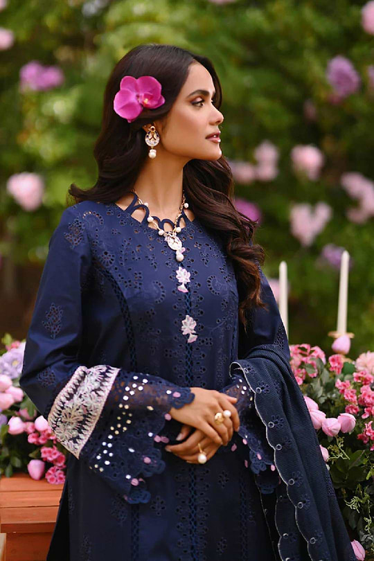 LEAH 07- Qalamkar Chikankari Eid Edit '23 - Image 3