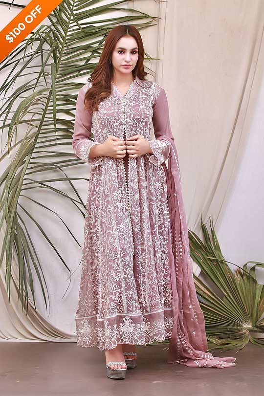 DH113 Lilac – Dhaagay Luxury Pret - Image 2