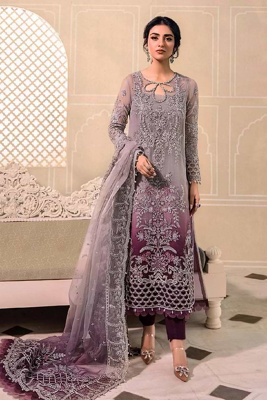 Plum MBROIDERED - Maria B