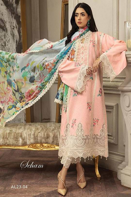 Seham 04 - Anaya Luxury Festive Lawn 2023