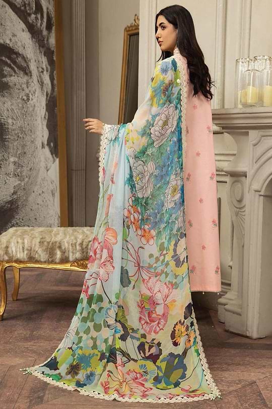 Seham 04 - Anaya Luxury Festive Lawn 2023 - Image 4