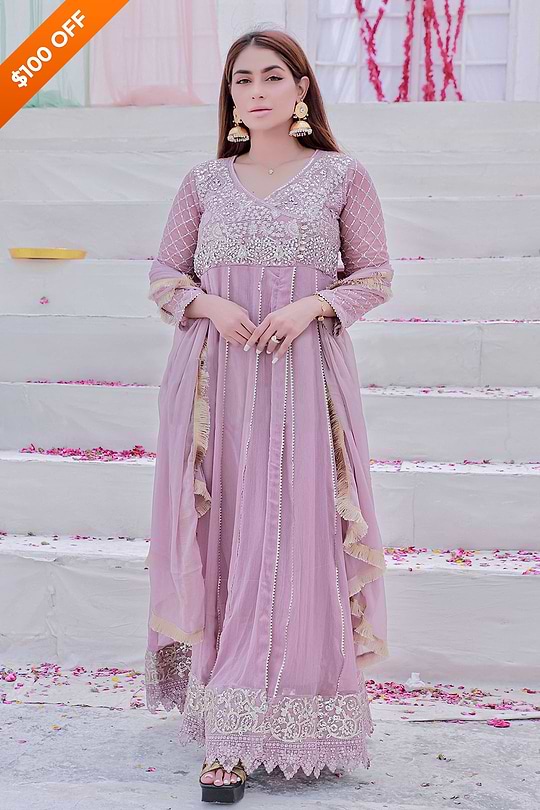 DH108 Lilac – Dhaagay Luxury Pret