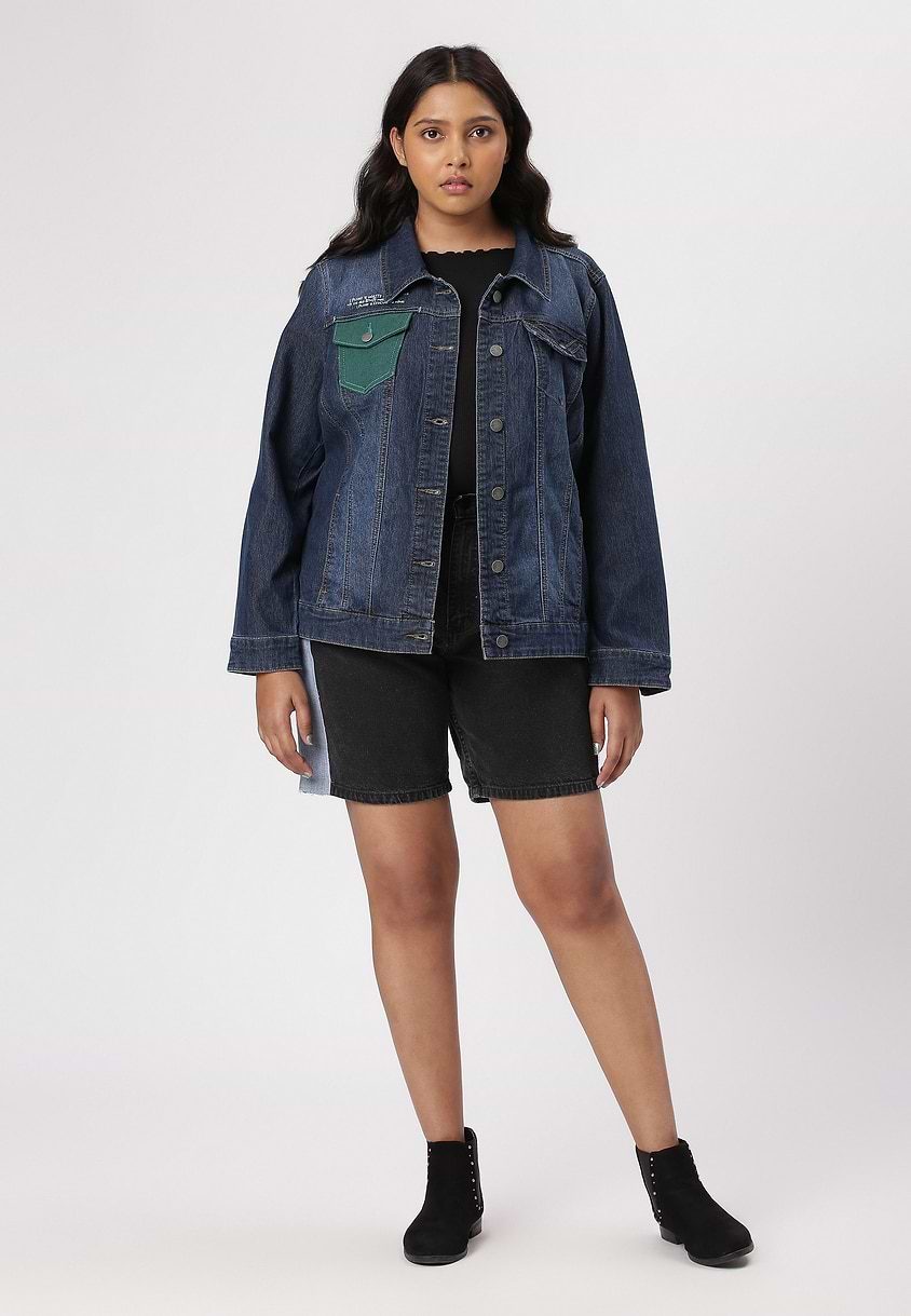 UnCrave Pledge | Dark Indigo Long Trucker Jacket