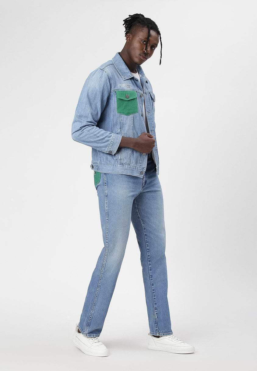 UnCrave Pledge | Light Indigo Regular Trucker Jacket