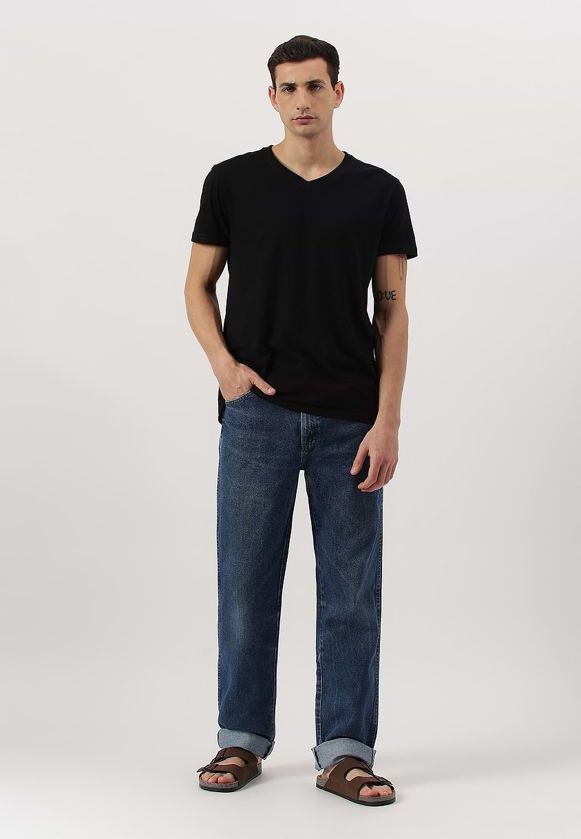 Re.Street Rebel | Dark Indigo High Rise Straight Jeans