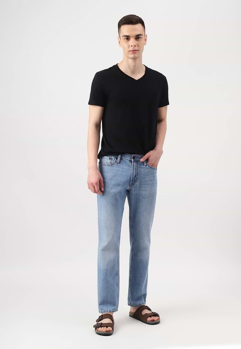 Re.Street Rebel | Light Indigo Mid Rise Straight Jeans