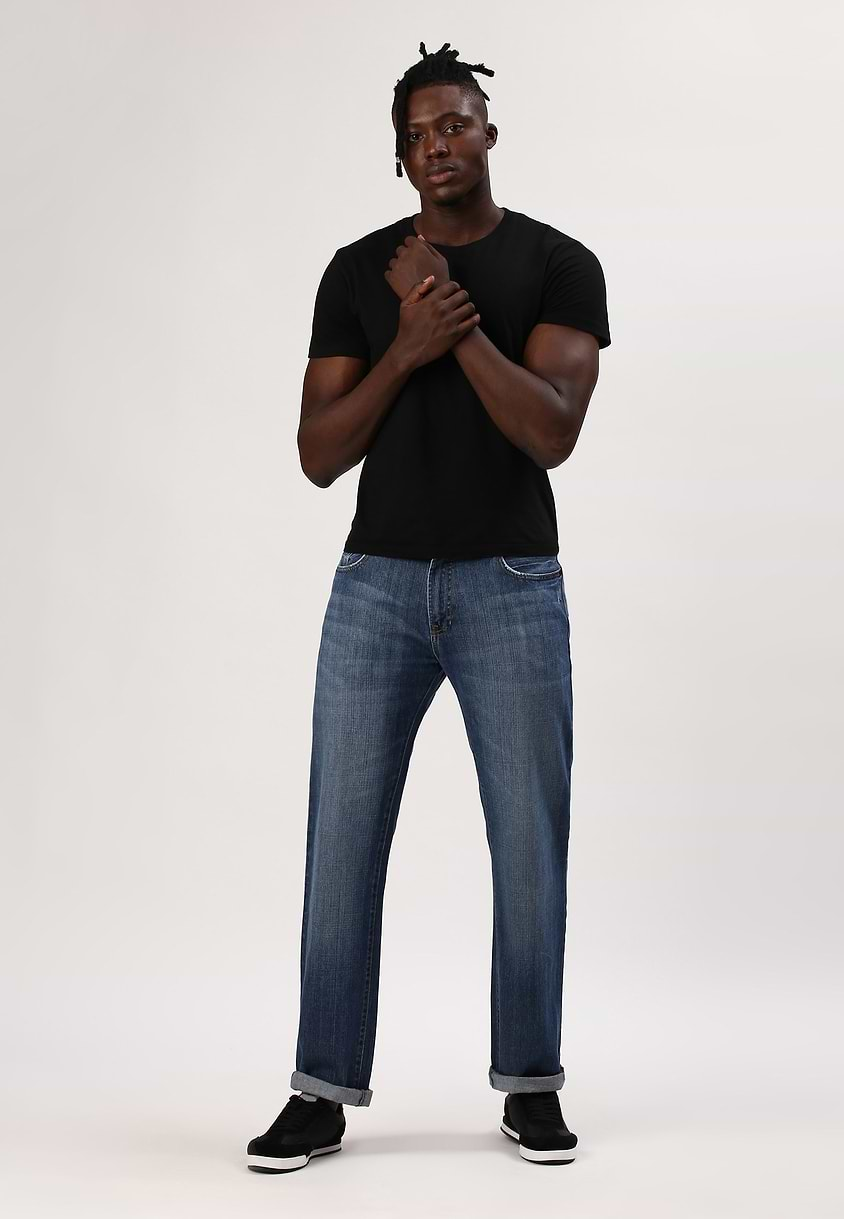 Re.Street Rebel | Dark Indigo High Rise Straight Jeans